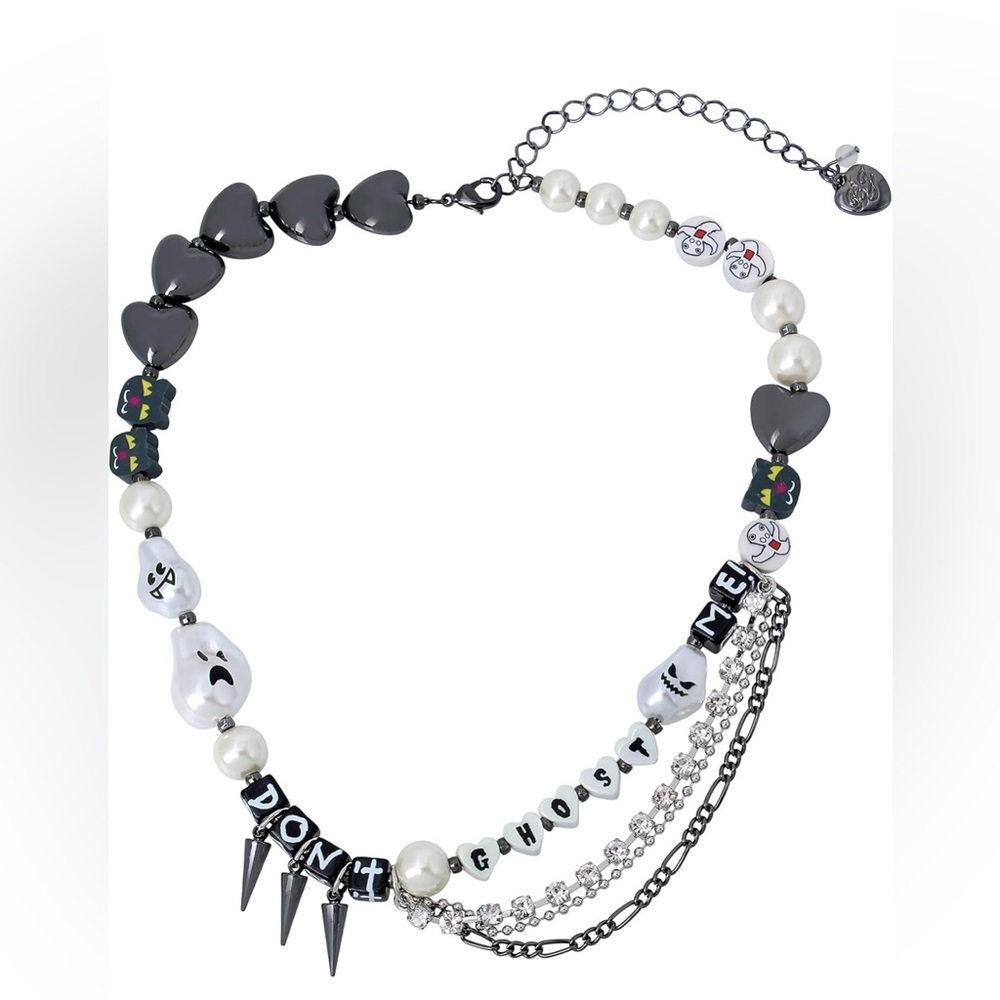 🩶BETSEY JOHNSON HALLOWEEN 👻 DON’T GHOST ME NECKLACE - NWT🩶